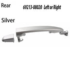 Rear L R Outside Door Handle Silver without Keyhole for Toyota Sienna