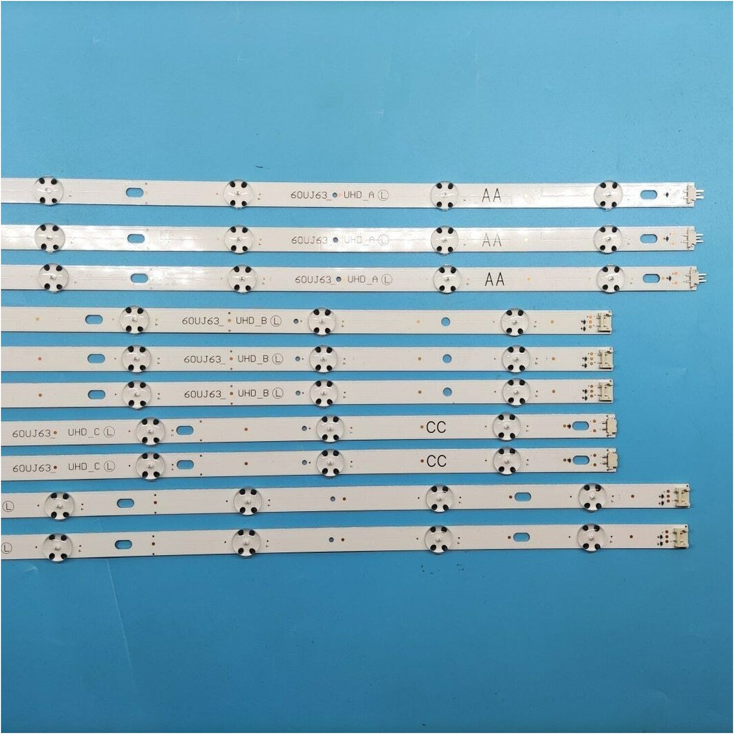 LED Strips for LG 60UJ6300 60UJ6050 60UJ634V for Innotek 17Y 60 inch ABCD