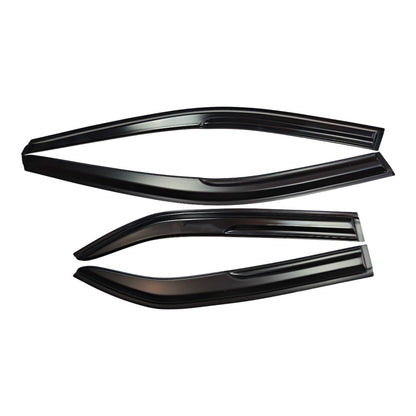 Window Visors Rain Guards For 2012-2017 Toyota Camry 3D Wavy M Style Ş