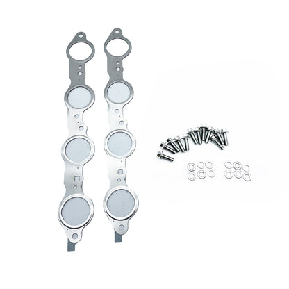 For LS1 4.8 5.3 5.7 6.0 6.2L LS MLS Exhaust Manifold Header Gasket Pair W/Bolts
