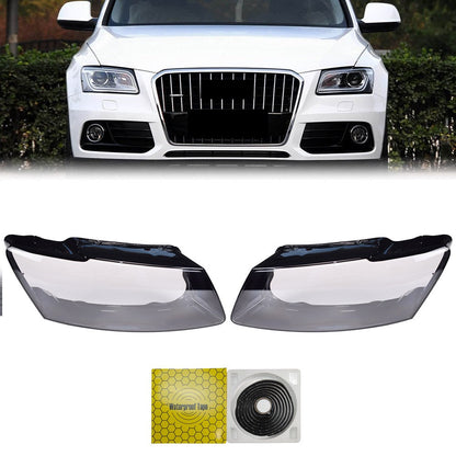 Headlight Headlamp Lens Cover For Audi Q5 2013 2014 2015 2016 2017 Left & Right