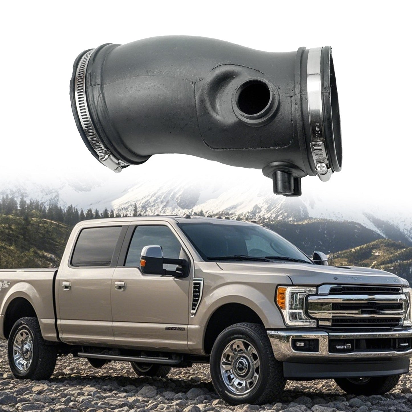 Air Intake Hose Engine Air Cleaner Inlet Duct Hose For Ford F-250 F-350 F-450