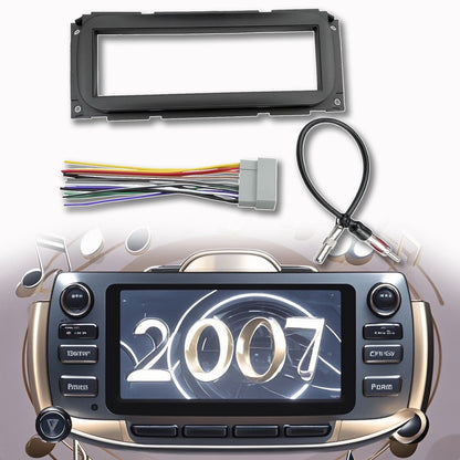 Single DIN Radio Dash Kit W/Radio Wiring Antenna Adapter For 2002-2007 Chrysler