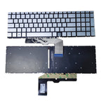 New Silver Keyboard Backlit For HP ENVY 17m-cg1013dx 17m-cg0013dx 17m-cg0xxx US