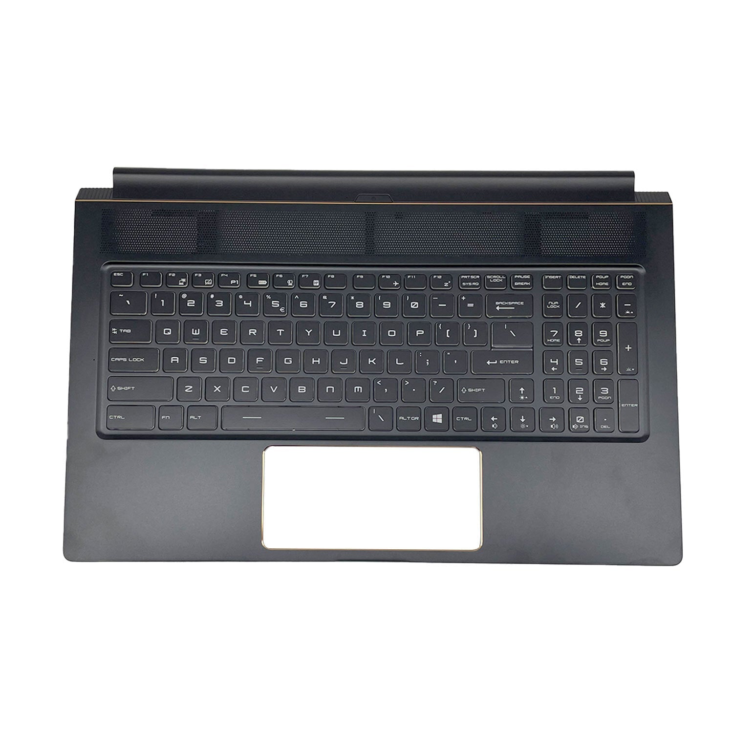For MSI GS75 WS75 MS-17G2 MS-17G1 Upper Case Palmrest Colorful Backlit Keyboard