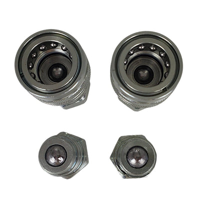 2Sets For Pioneer Ball Style 1/2" NPT Hydraulic Coupler Quick Connect Coupling