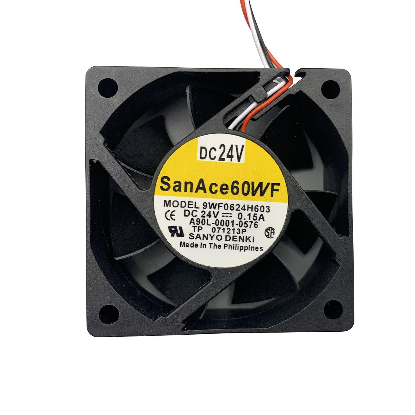 New Cooling Fan 9WF0624H603 24V 0.15A 3-Wires Black For FANUC A90L-0001-0576 USA