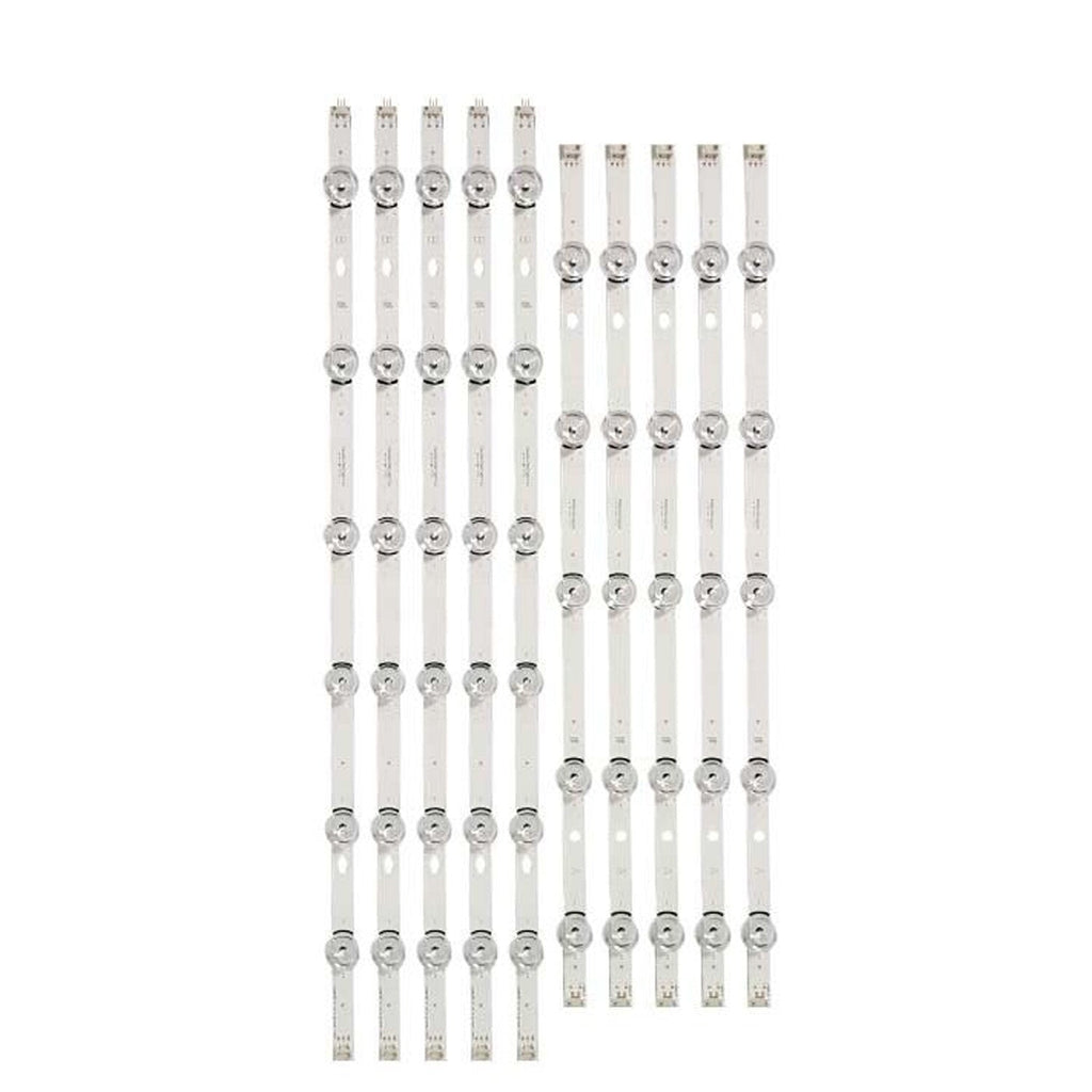 LED Backlight Strips (10) For LG 55LB5900-UV 55LF6000-UB 55LF6100-UA T550HVF04.2