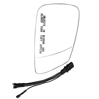 4Pin Passenger Right Side Mirror Glass Fit For 2010 2011-2016 BMW 528 550 535