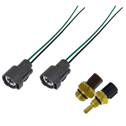 For MDX 2002/RSX 2002-2006 Coolant Temp Sensor + Fan Switch w/Connectors