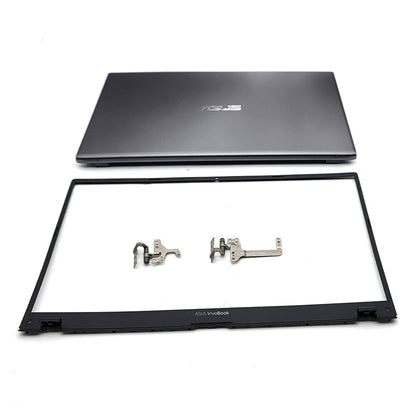 New LCD Back Cover+Bezel+Hinges For ASUS VivoBook X512 X512U V5000F Top Gray US