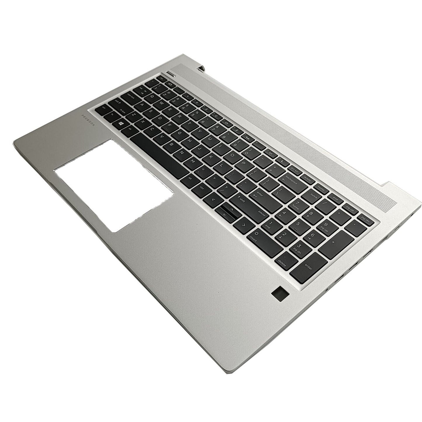 New Silver Palmrest w/ Backlit Keyboard L45090-001 For HP ProBook 450 G6 450 G7