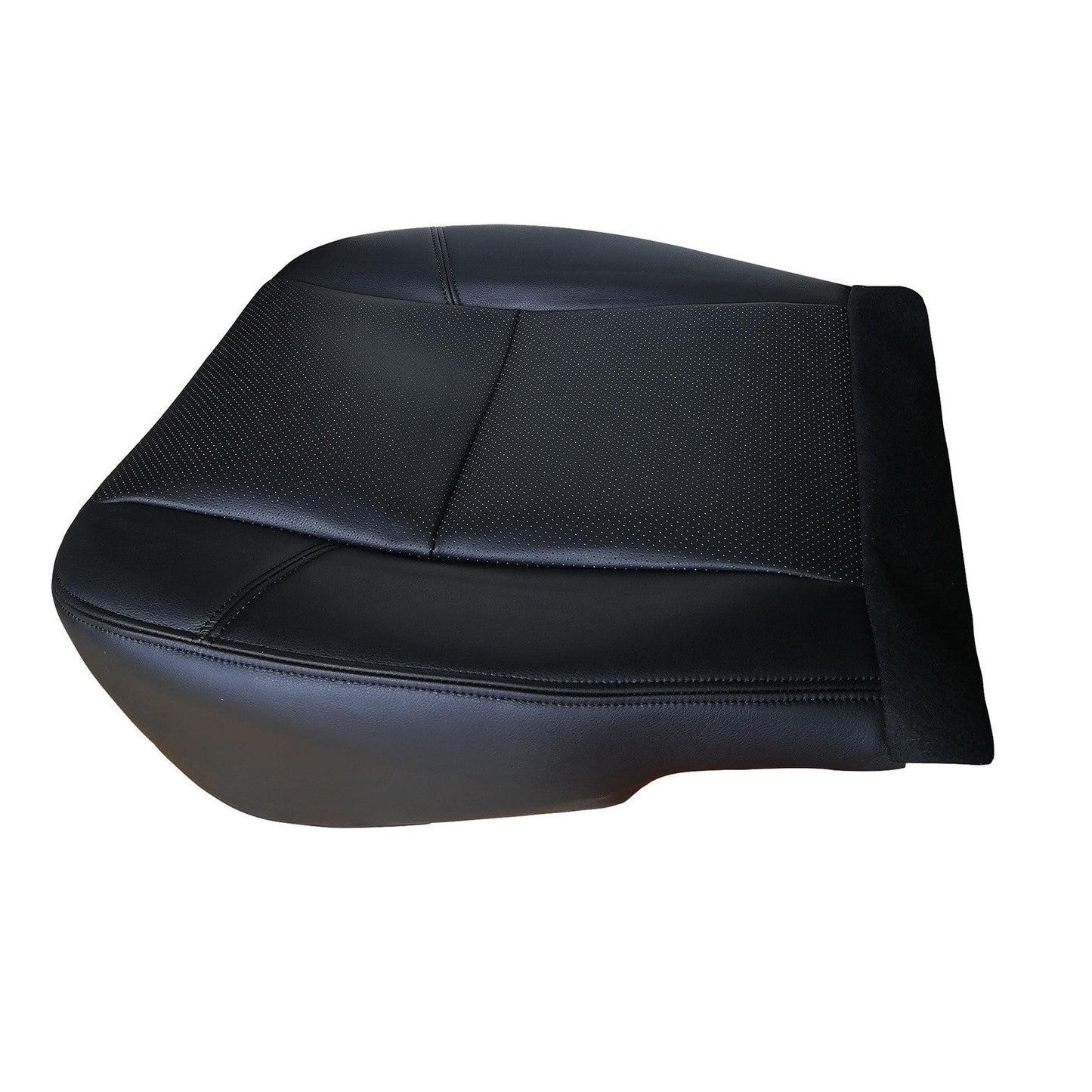 For 2007 2008-2014 Cadillac Escalade Driver Side Bottom Leather Seat Cover Black