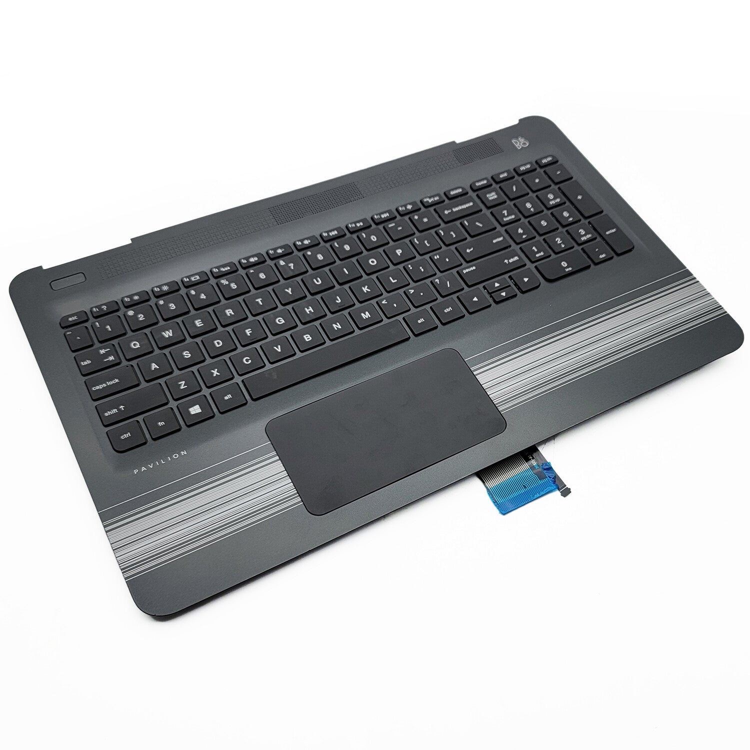 New Palmrest Backlit US Keyboard Touchpad For HP Pavilion 15-AU 15-AW 856035-001