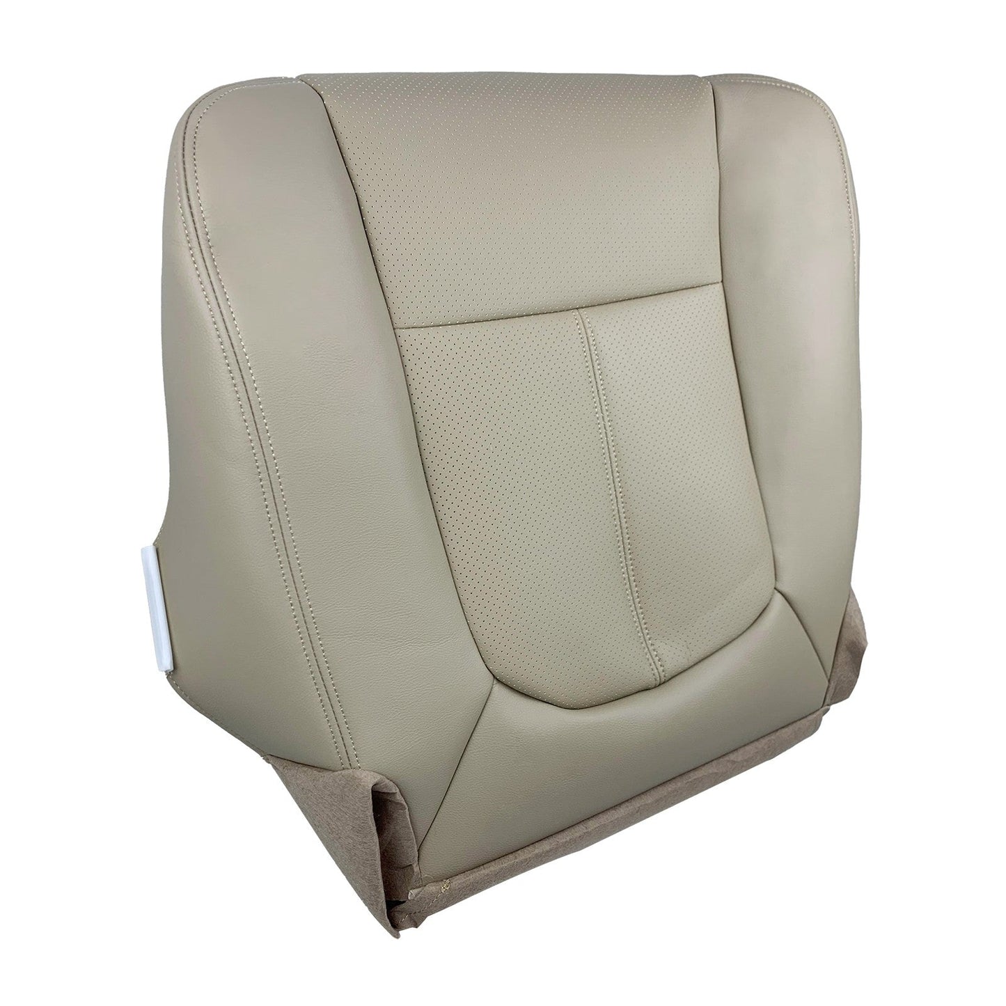 For 2011-2016 Ford F250 Lariat Driver&Passenger Bottom Leather Seat Cover Tan