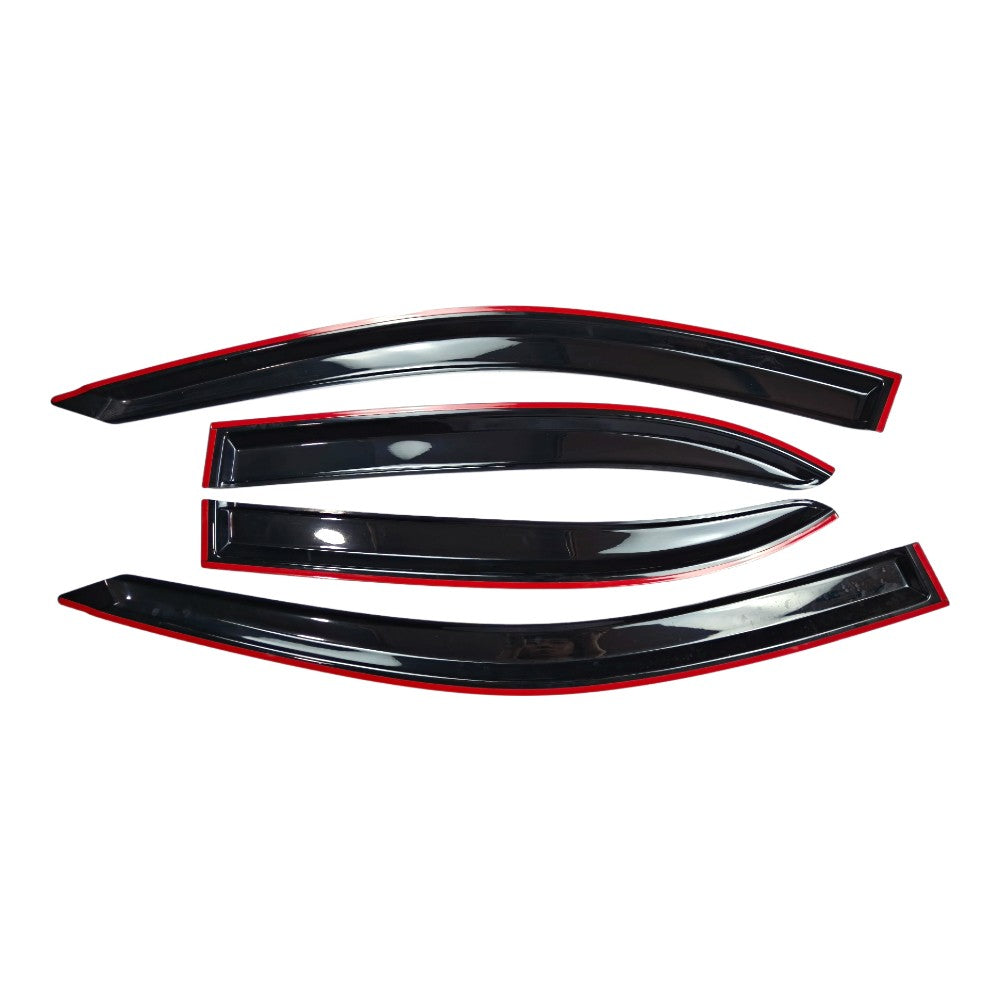 WAVY 3D STYLE WINDOW VISOR VENT SHADE FOR 2003-2008 TOYOTA COROLLA