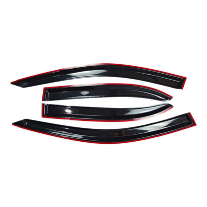 WAVY 3D STYLE WINDOW VISOR VENT SHADE FOR 2003-2008 TOYOTA COROLLA