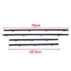 Front Rear Door Belt Glass Weatherstrip Seal for Nissan Sunny B13 Sentra