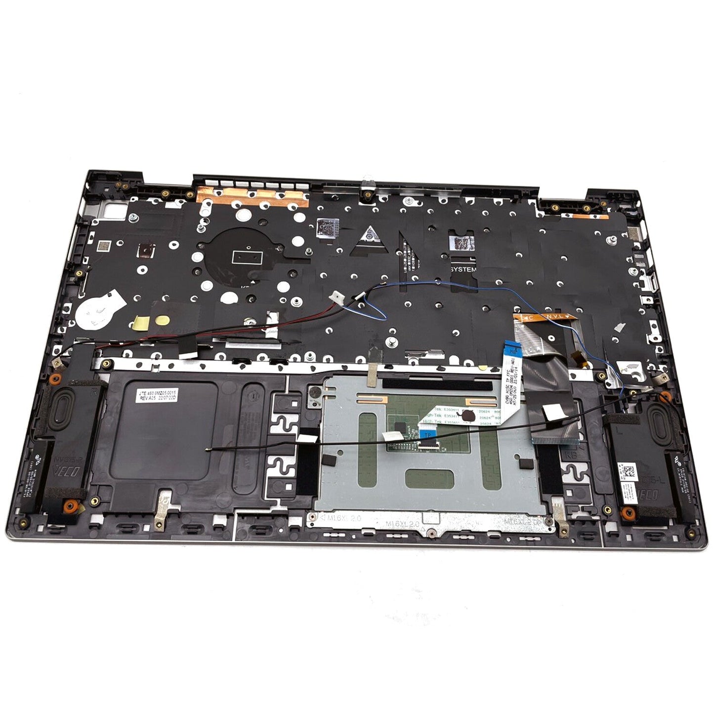 For Dell Inspiron 15Pro 5510 5515 Palmrest Backlit Keyboard Touchpad 06P0TG Gray
