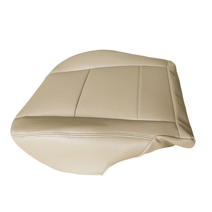 Driver Side Bottom Leather Seat Cover Tan 2000 to 2004 For Toyota Tundra Sequoia