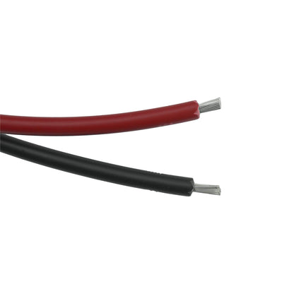 12AWG 30 feet Black + 30 feet Red Solar Panel Extension Cable and Connectors