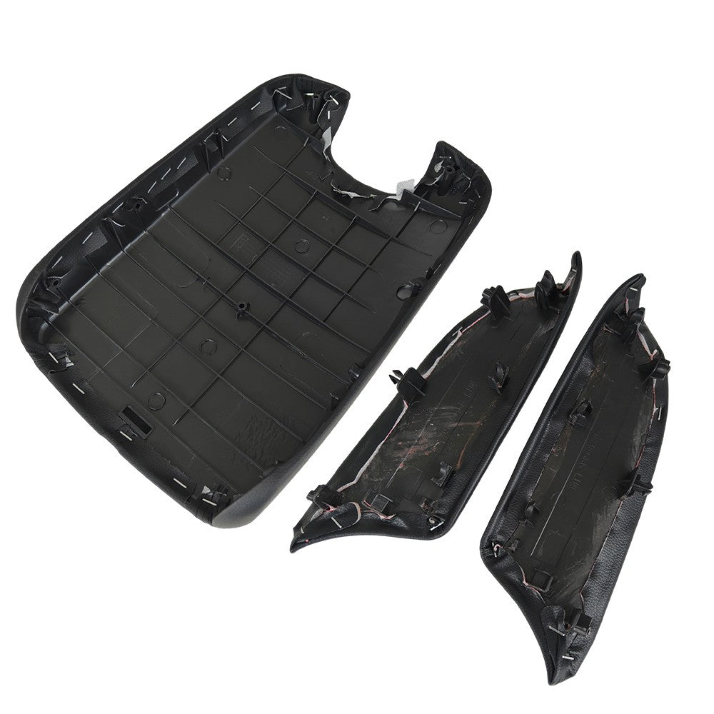 Car Center Console Cover Front Door Panels Armrest Black for Honda Accord 08-12
