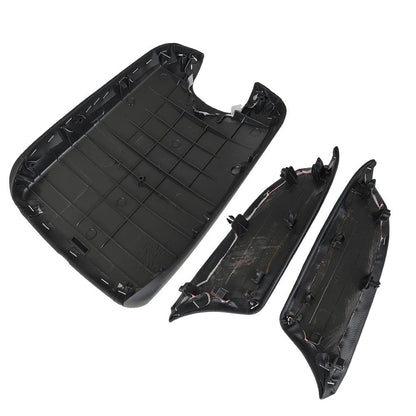 Car Center Console Cover Front Door Panels Armrest Black for Honda Accord 08-12