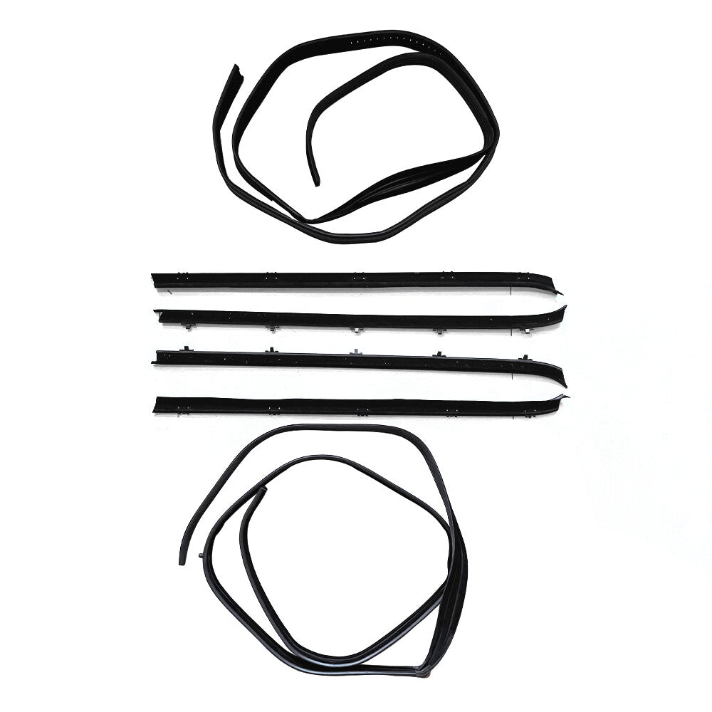 Window Sweep & Run Channel Weatherstrip Seal Kit 6pc For 81-91 Pickup Truck US