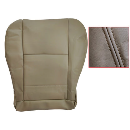 Driver Side Bottom Leather Seat Cover Tan For 2000-2004 Toyota Tundra Sequoia