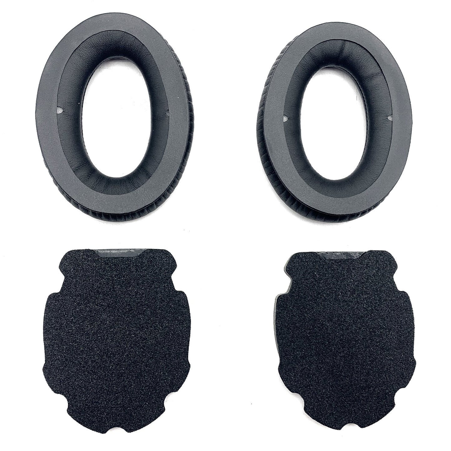 New For Aviation Headset X A10 A20 Bose Headphones 1Pair Black Ear Pads Cushions
