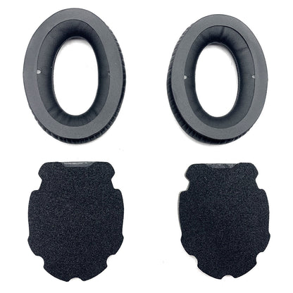 New For Aviation Headset X A10 A20 Bose Headphones 1Pair Black Ear Pads Cushions