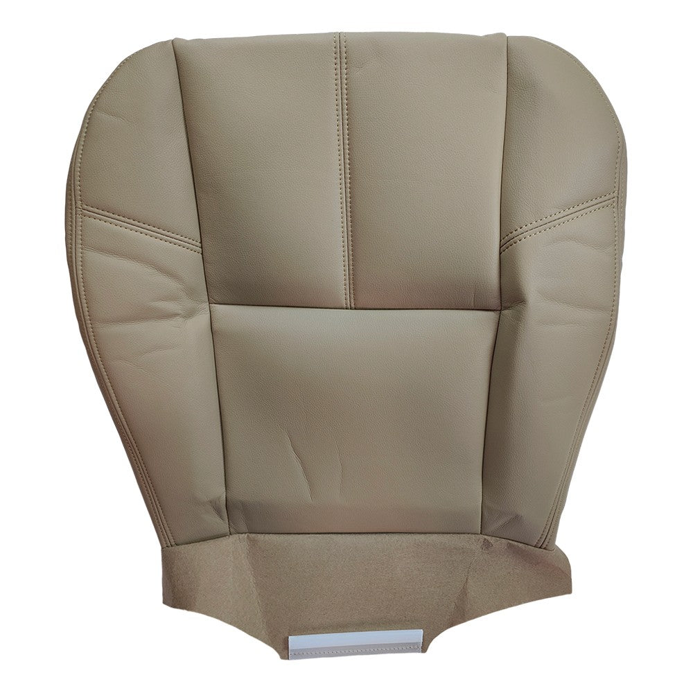For 2007 2008 - 2012 Chevy Silverado Driver Bottom Leather Seat Cover Tan