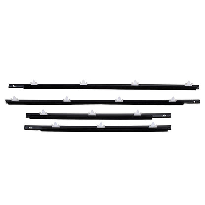 Front Rear Door Belt Glass Weatherstrip Seal for Nissan Sunny B13 Sentra