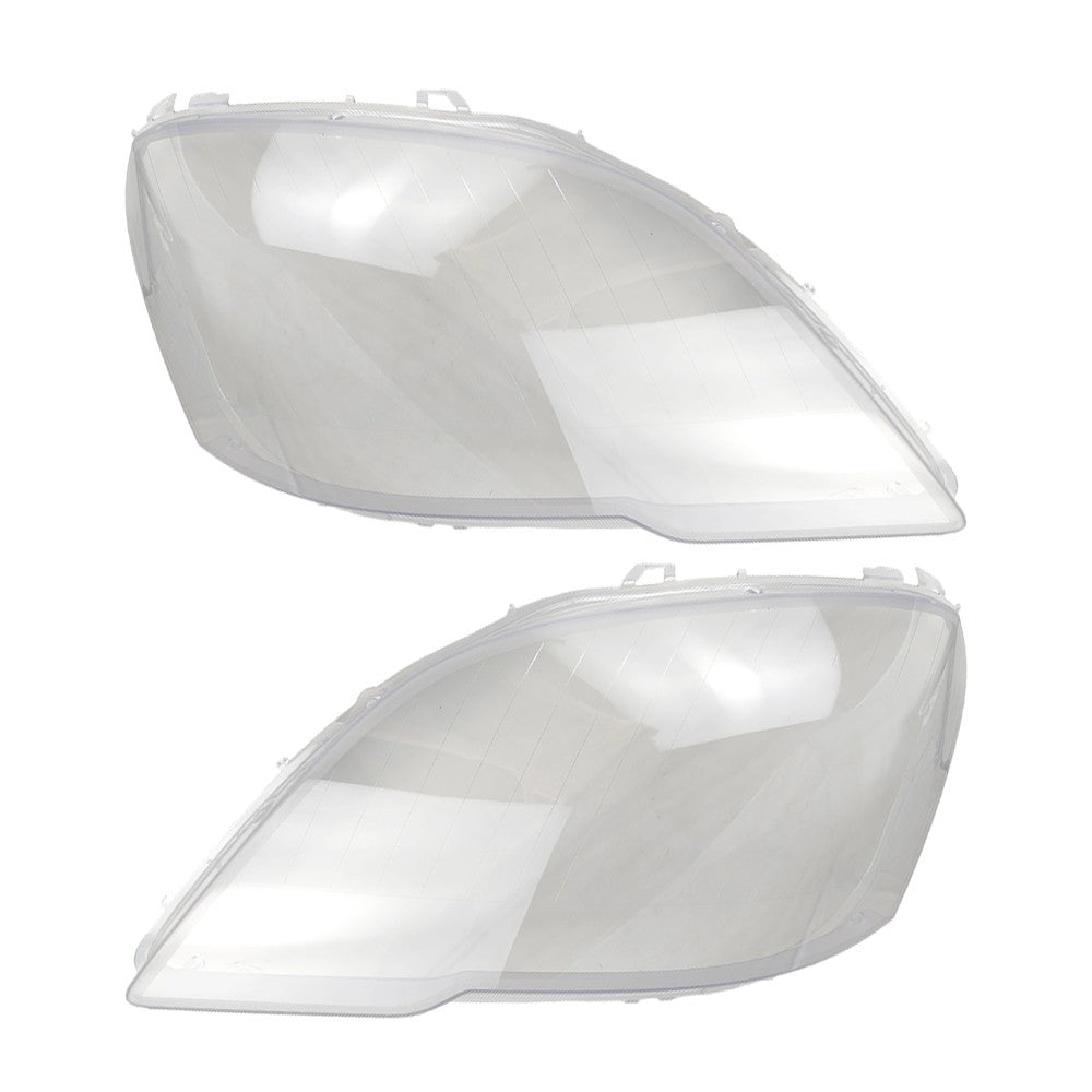For Benz ML ML350 W164 2009-2011 Left + Right Headlight Lens Headlamp Covers