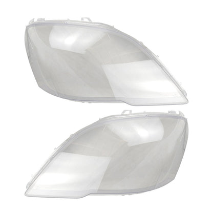 For Benz ML ML350 W164 2009-2011 Left + Right Headlight Lens Headlamp Covers