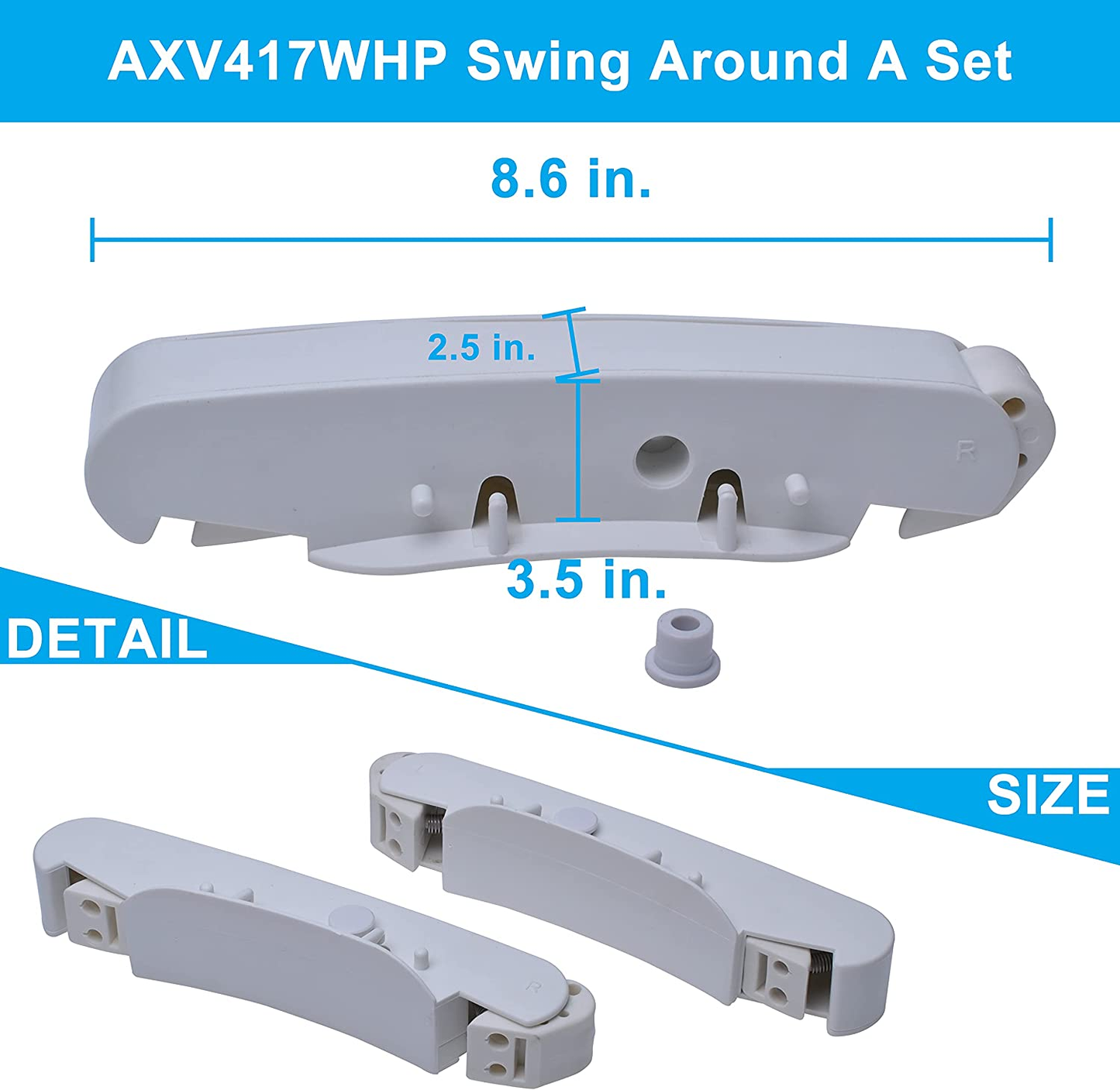 Pool Cleaner Kit AXV417WHP Compatible For Hayward Navigator Pool Vac Ultra Pool