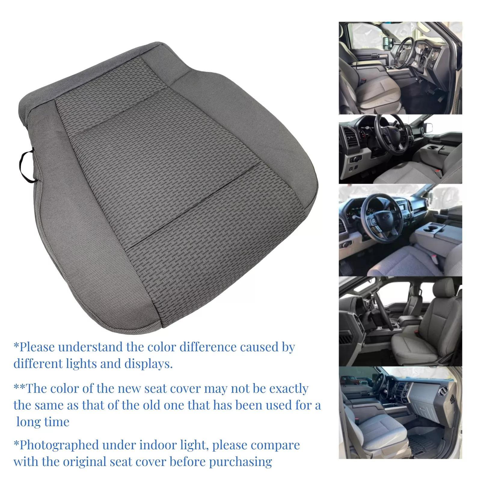Driver Bottom Cloth Seat Cover for Ford F250 F350 F450 F550 XLT 2017 2021