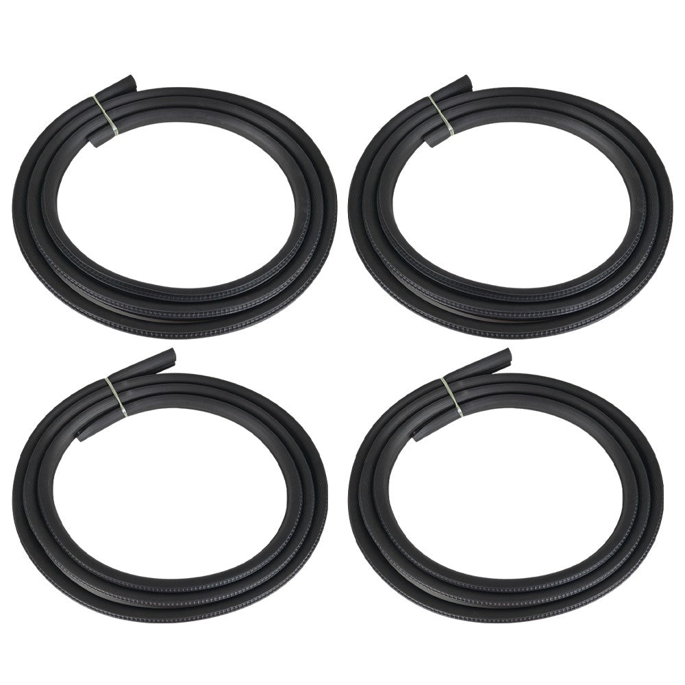 4pcs Left Right Front Rear Door Weatherstrip Seal 2000 2002 for Toyota 4Runner