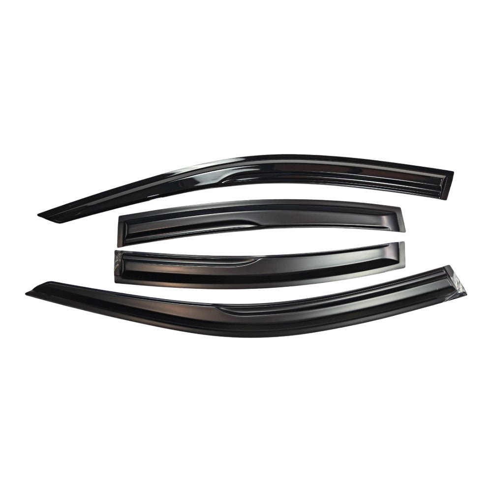 FOR 2021-2025 LEXUS IS300 IS350 PREMIUM BLACK TRIM WINDOW VISOR RAIN GUARD US