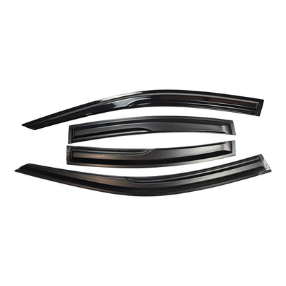 FOR 2021-2025 LEXUS IS300 IS350 PREMIUM BLACK TRIM WINDOW VISOR RAIN GUARD US