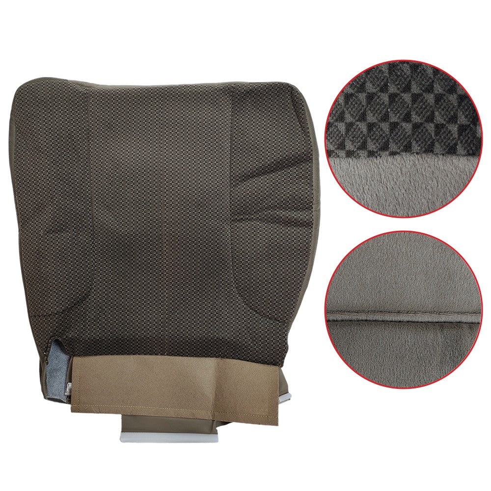 Driver Side Bottom Cloth Seat Cover Tan For 2003-2005 Dodge Ram 1500 2500 3500