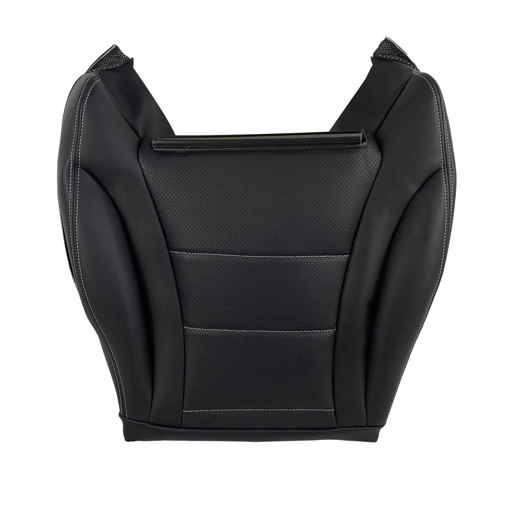 New For 2015-21 Mercedes Benz C300 Sedan Driver Bottom Leather Seat Cover Black