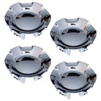 New Chrome ABS Center Caps 4PCS for Chevy Suburban 2007-2014 for 7.2" Diameter