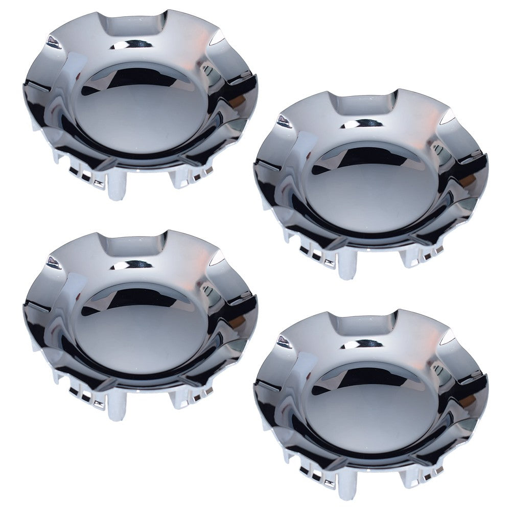 New Chrome ABS Center Caps 4PCS for Chevy Suburban 2007-2014 for 7.2" Diameter