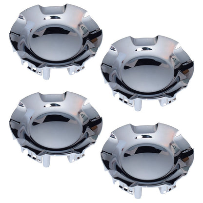 New Chrome ABS Center Caps 4PCS for Chevy Suburban 2007-2014 for 7.2" Diameter