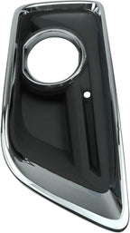 Fog Lamp Hood Left Fog Lamp Bezel Black Set For 13-16 Chevrolet Malibu GM1038136