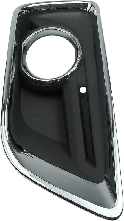 Fog Lamp Hood Left Fog Lamp Bezel Black Set For 13-16 Chevrolet Malibu GM1038136