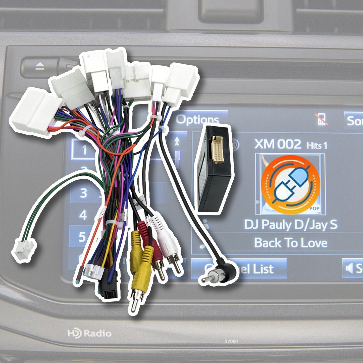 Radio Wiring Harness Connector- Stereo Harness Adapter For Toyota 4Runner Camry