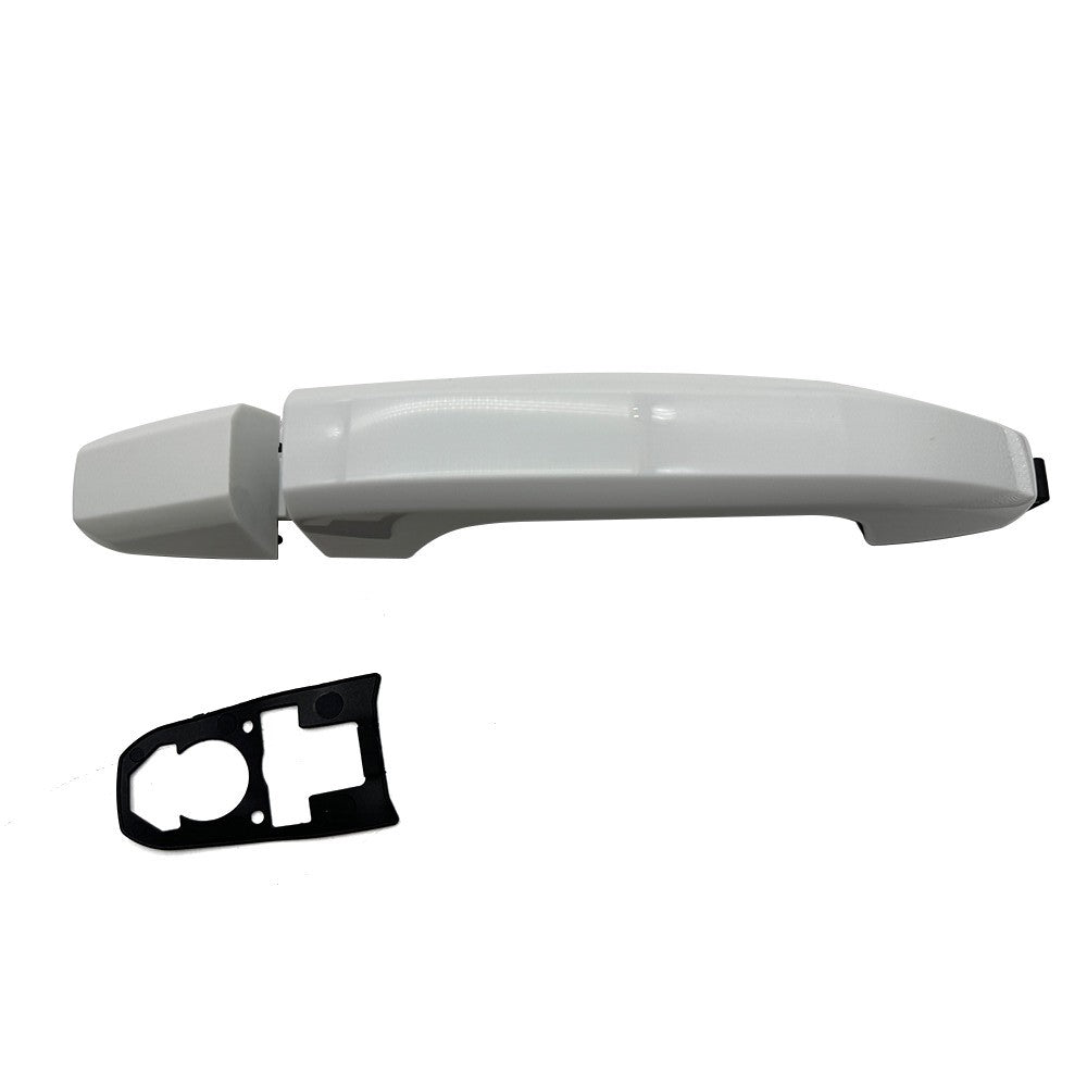 Rear Left Right Olympic White Door Handle for Chevrolet Silverado 2014 2019