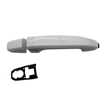 Rear Left Right Olympic White Door Handle for Chevrolet Silverado 2014 2019